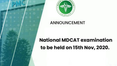 Photo of PMC Announces the Dates of MDCAT