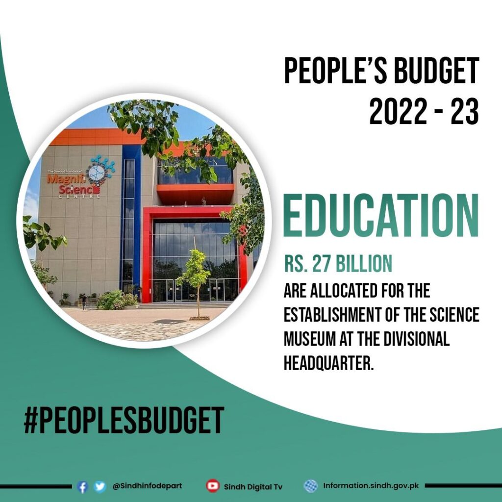 Education Rs.27 Billion Budge 
