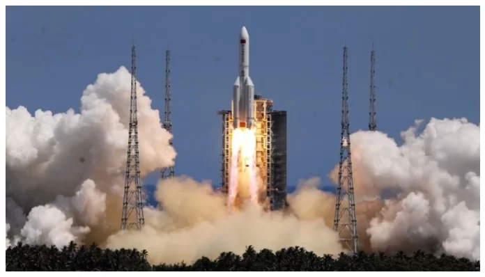 CHINA LAUNCHES SECOND SPACE STATION MODULE, WENTIAN