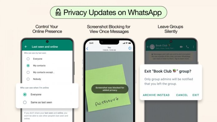WHATSAPP TO ADD THREE NEW FEATURES FOCUSING ON PRIVACY