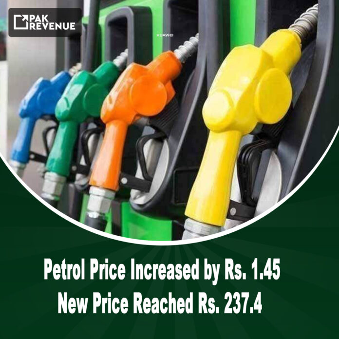 Federal Govt Increases Petrol Price By Rs1.45 Per Litre