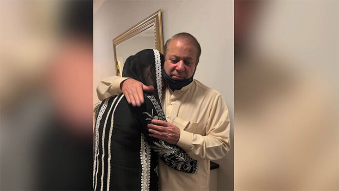 Maryam Reaches Avenfield Apartments, Meets Father After Three Years