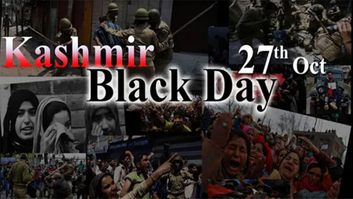 Pakistan, Kashmiris Across The World Observing Oct 27 As Black Day