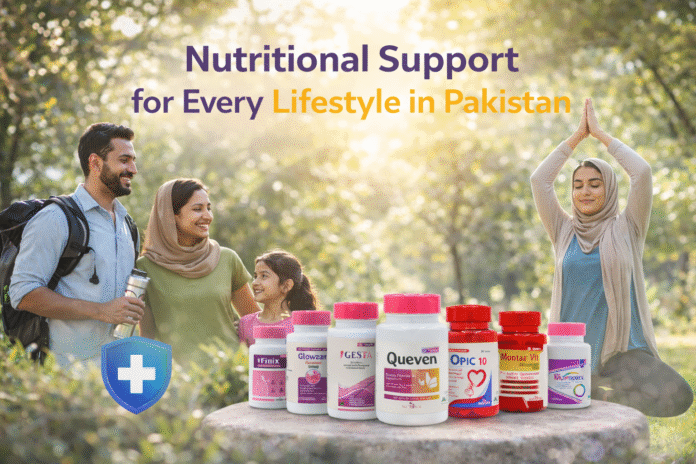 Nutritional supplements for immunity, energy, heart and women’s health in Pakistan